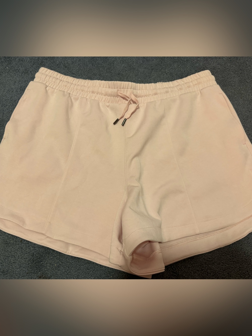 Women’s Light Blush Athletic Drawstring Shorts